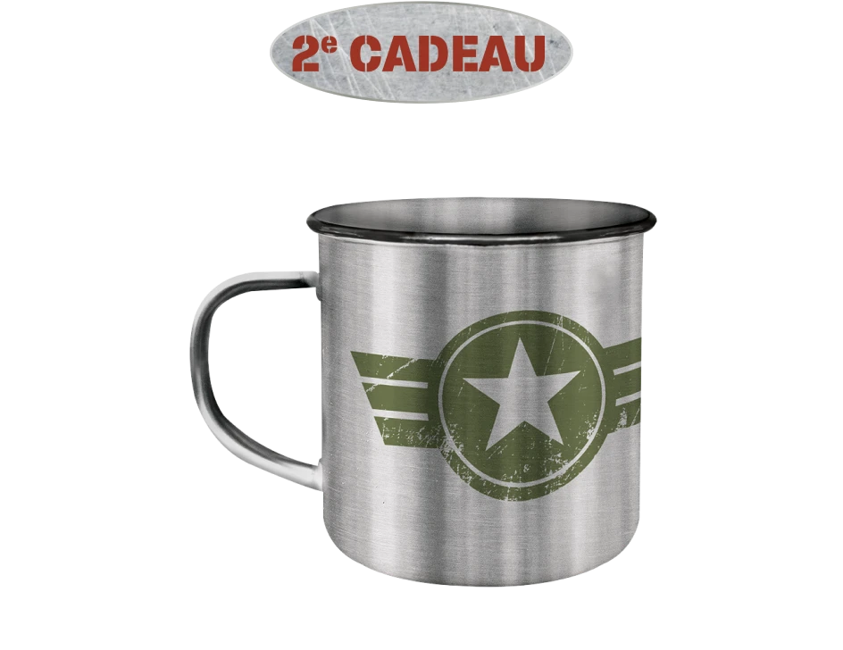 Le mug en métal