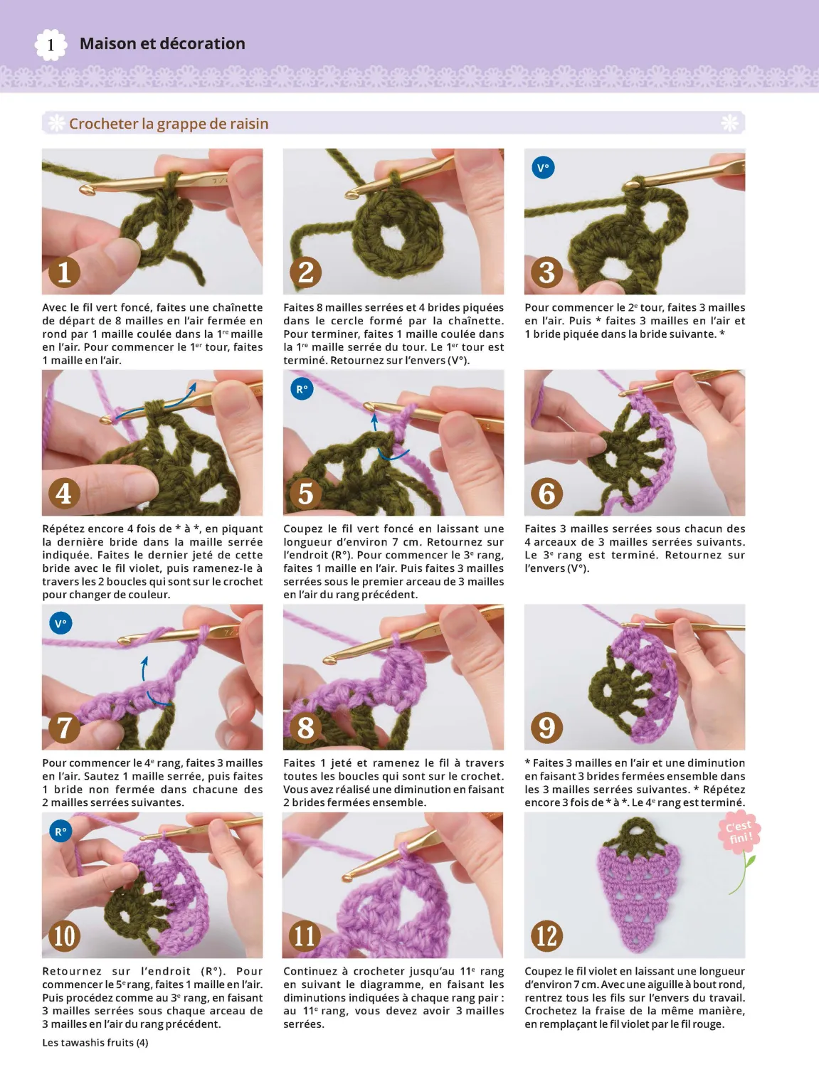 Le fascicule Crochet en 3D facile